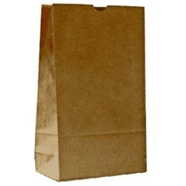 Paper Bag with Block Bottom