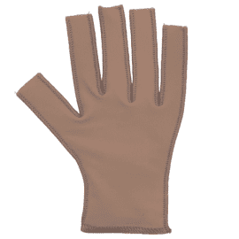 Glove to wrist open tips