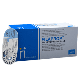 Filaprop, 6-0, 11mm, 45cm, RC, 3/8 Circle, Blue – PPL608868* 300ss Suture