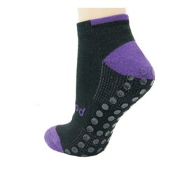 Black Non-Slip Socks - Large