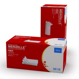 MERIZELLE, Oxidized  Regenerated Cellulose - Fibre, 5.08cm*10.16cm