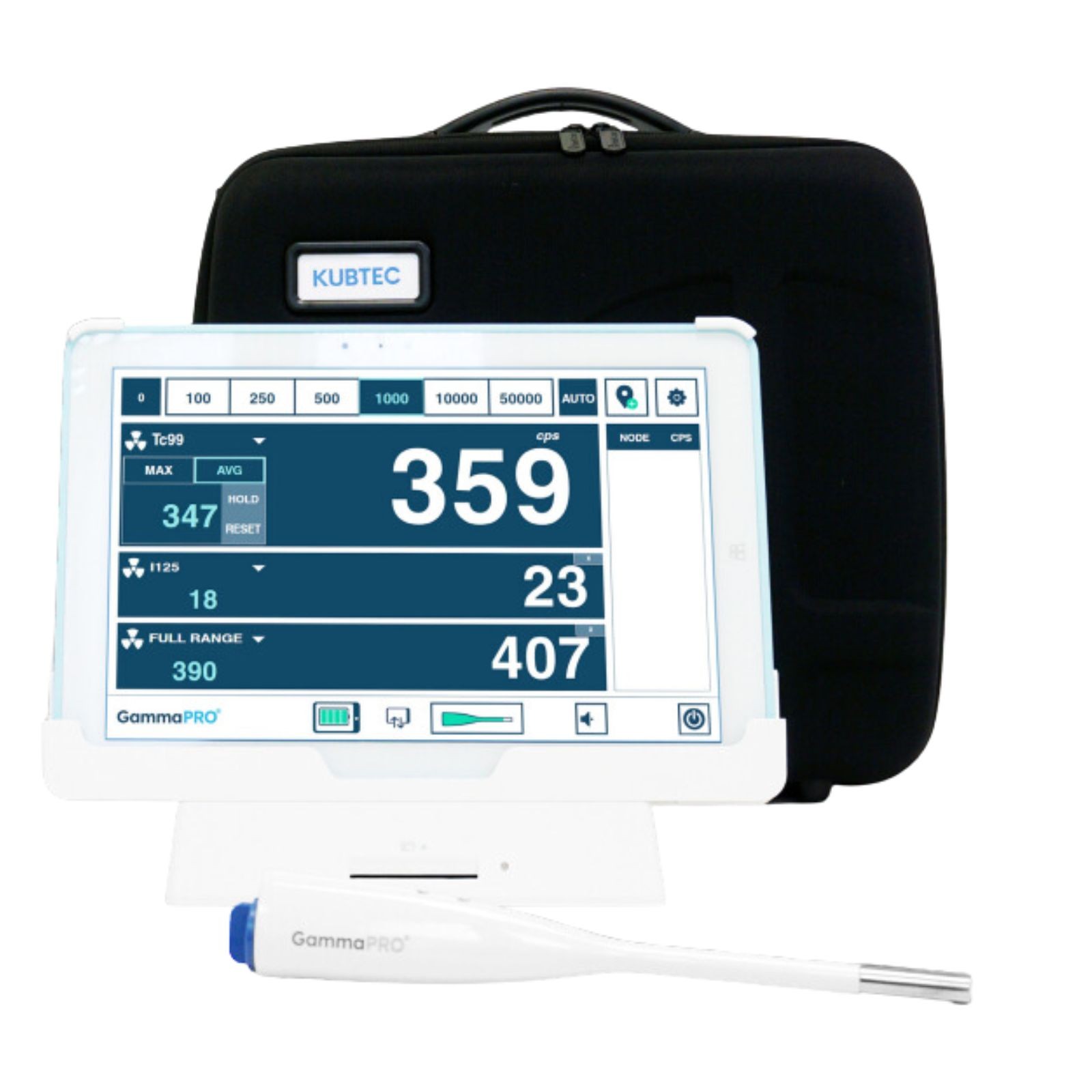 GammaPRO® - Hi-Sense Probe, 12.2” Tablet with Software, and Carry Case