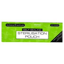 Self-Seal Sterilisation Pouch 70g - 89mm x 254mm