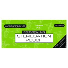 Self-Seal Sterilisation Pouch 70g - 100mm x 200mm